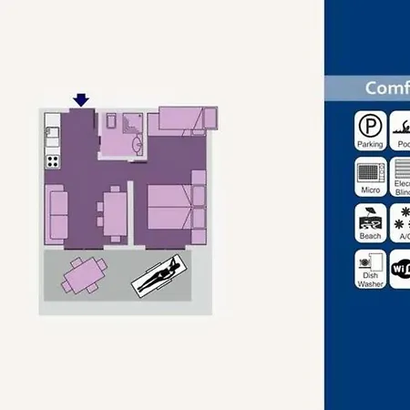 Residenz Bright Star Zweizimmer-wohnung Emotion Fuer 5 Personen Apartment *